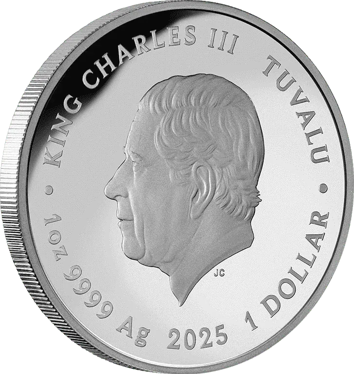 2025 $1 Colour TV in Australia 50th Anniversary 1oz Silver Proof