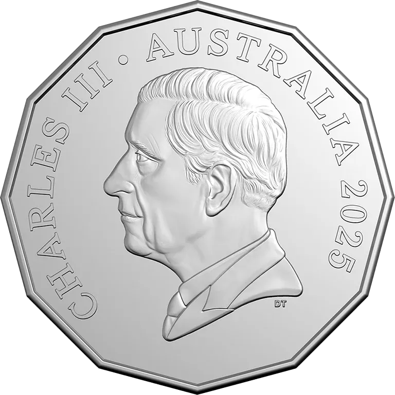 2025 50c Koala Series UNC Carded Coin