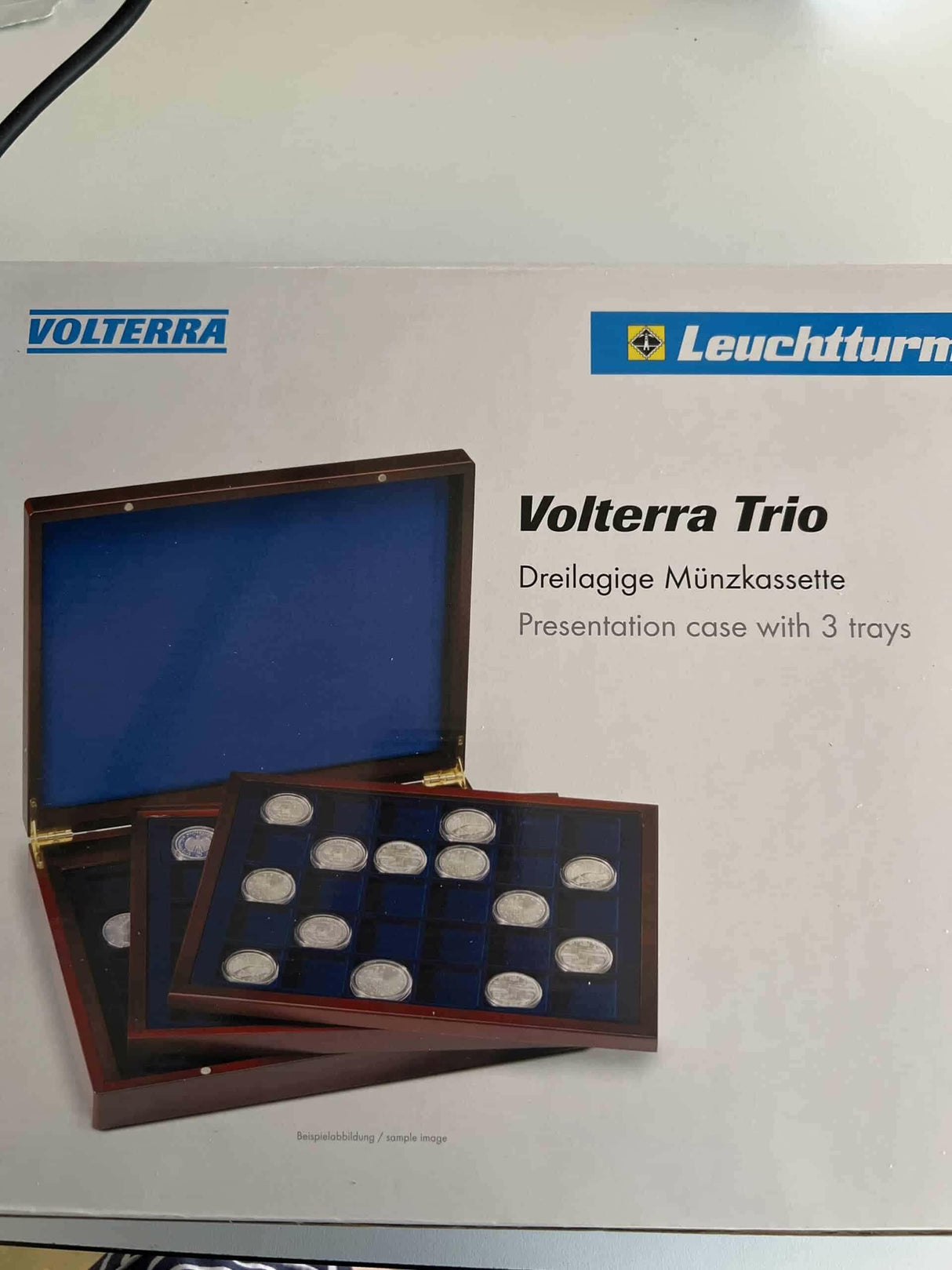 Lighthouse Volterra Trio deLuxe Presentation Case 3Trays 24 SLABS BlueLined