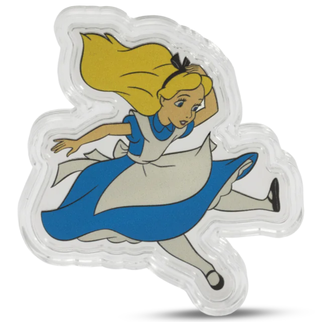 2025 Disney Alice in Wonderland - Alice 2oz Silver Coin