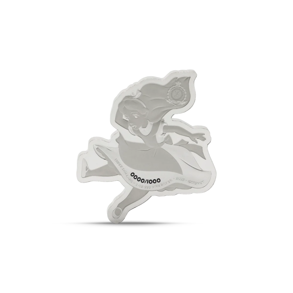 2025 Disney Alice in Wonderland - Alice 2oz Silver Coin