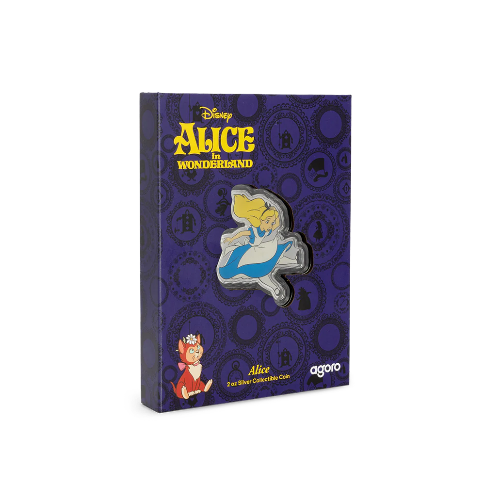 2025 Disney Alice in Wonderland - Alice 2oz Silver Coin