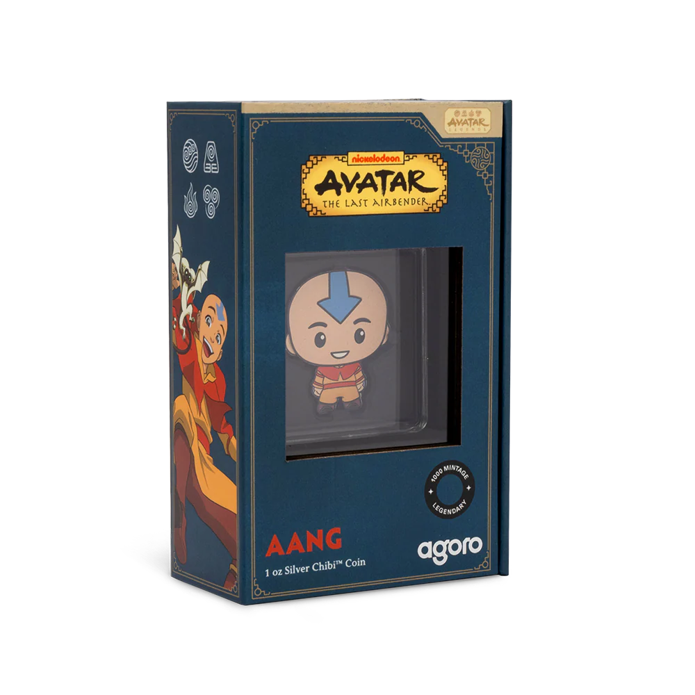 2025 Avatar The Last Airbender - Aang Chibi® 1oz Silver Chibi Coin