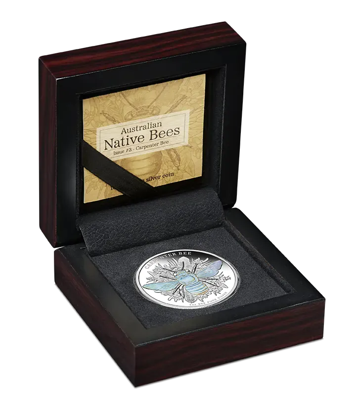 2026 Australian Native Bees - Carpenter Bee 1oz Silver Proof Hologram Coin