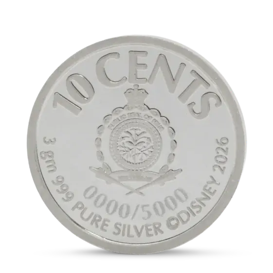 Scrooge McDuck - Lucky #1 Dime 3g Silver Collectible Coin