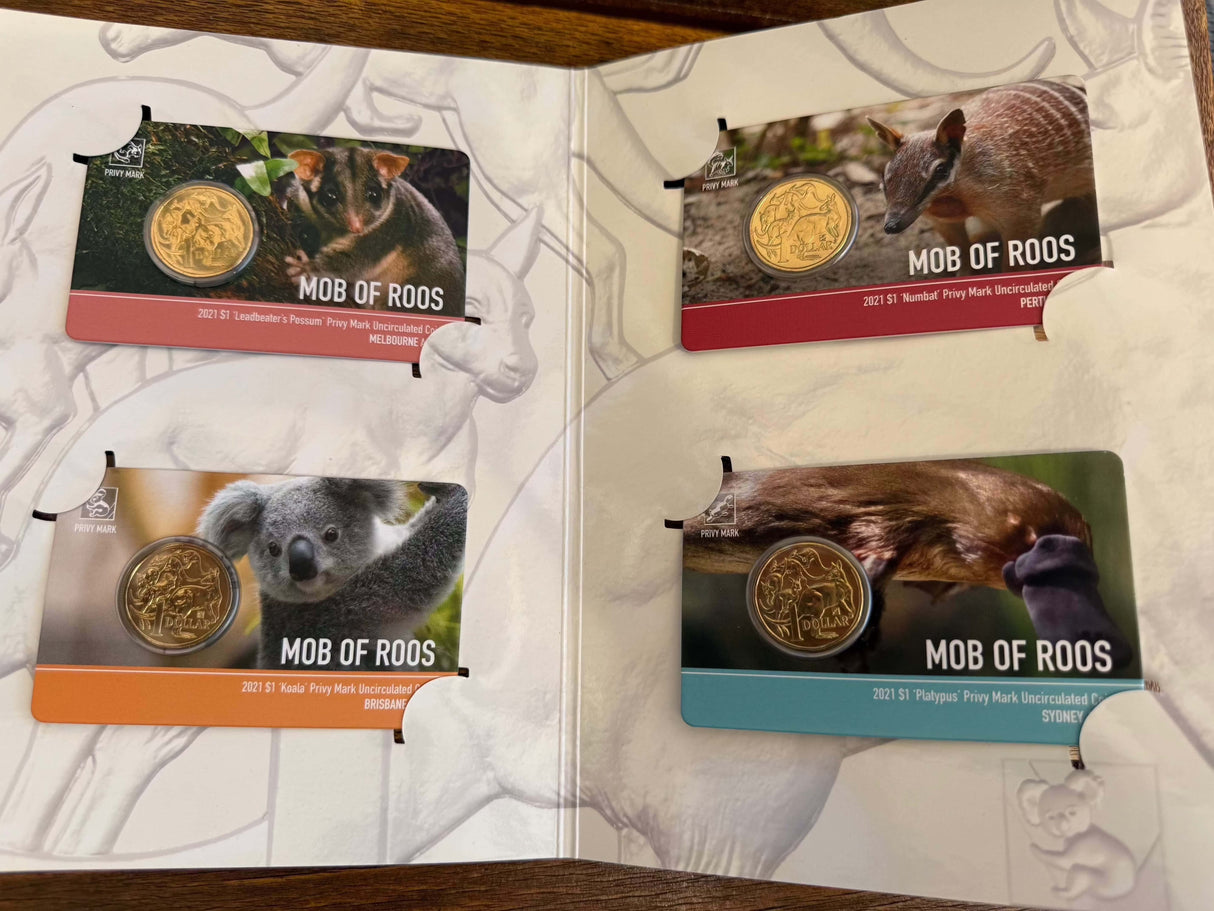 2021 ANDA Money Expo $1 Privy Mark Coins in Folder