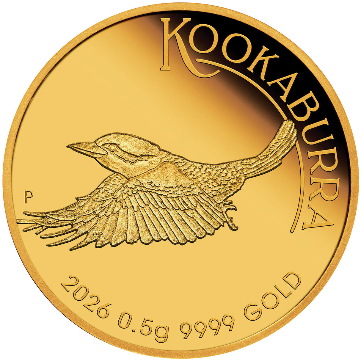 2026 0.5g Kookaburra Gold Proof Coin Card