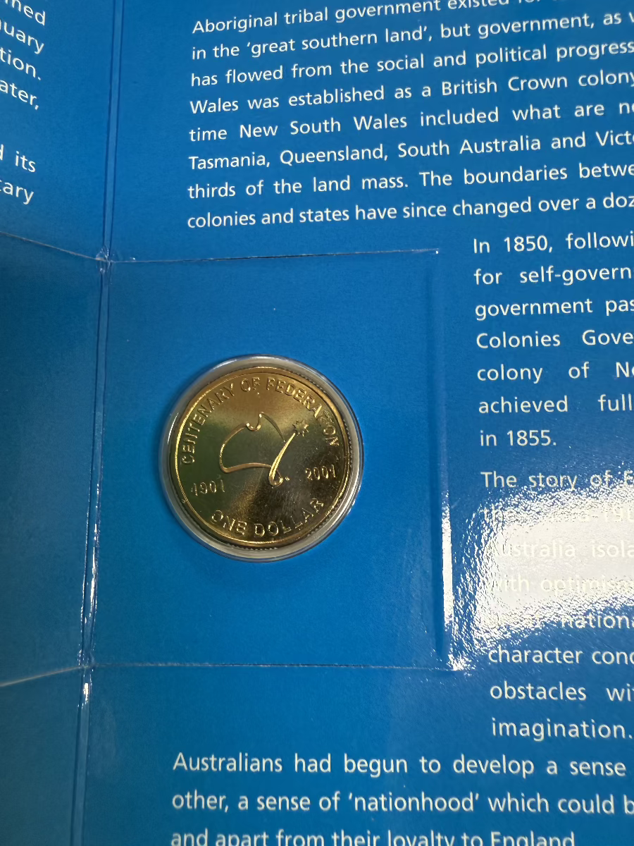 2001 Centenary of Federation New South Wales State Uncirculated Coin Set