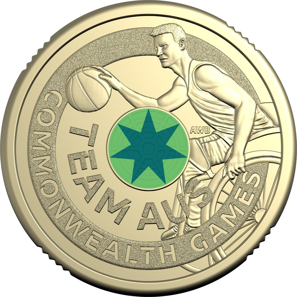 2026 Australian Commonwealth Games Team $2 Coloured Uncirculated Three-Coin Set
