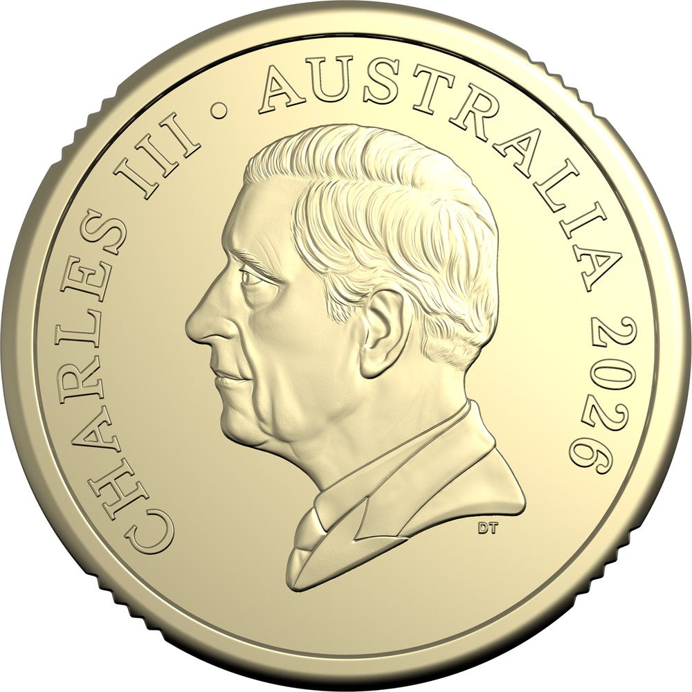 2026 $2 Matildas Coloured UNC Coin Carded