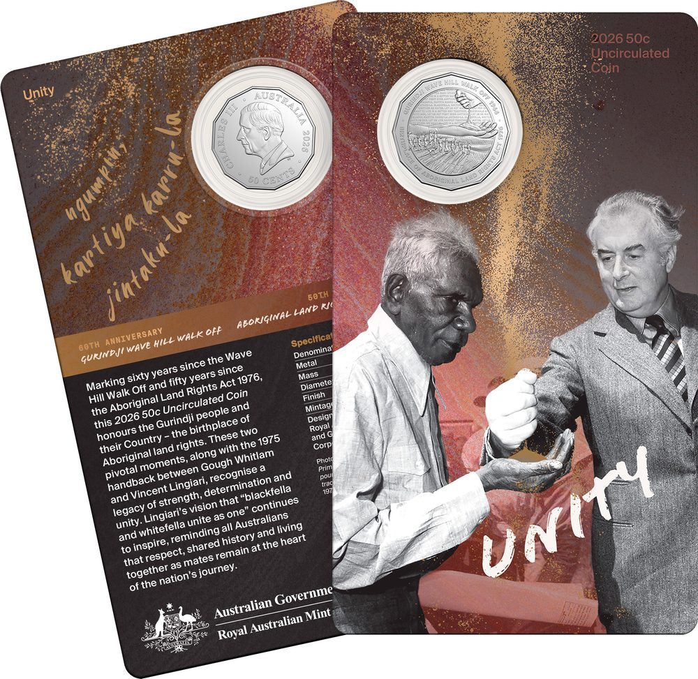 2026 50c Unity Uncirculated Coin