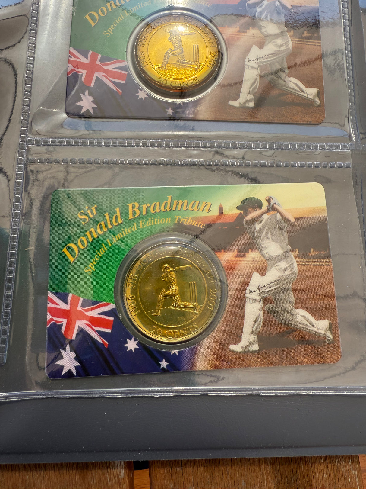 2001 20c Sir Donald Bradman Special Limited Edition