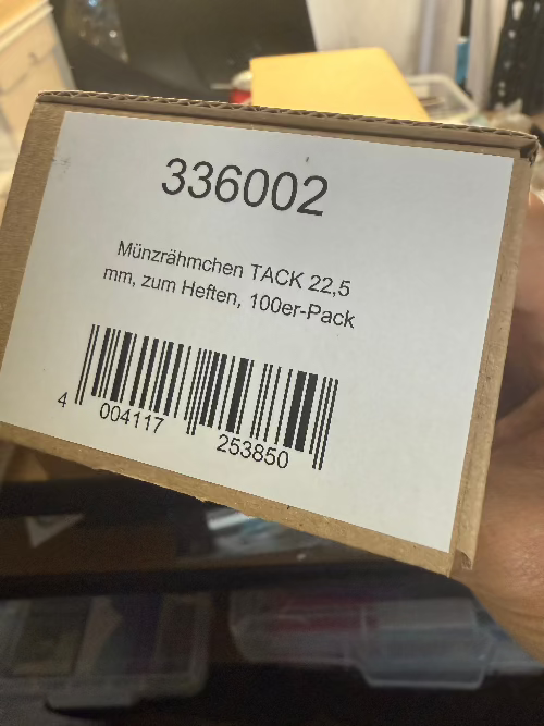 Lighthouse 22.5mm Staple 2×2 Coin Holders -$2 5c 2c Sov Australia - Pack of 100