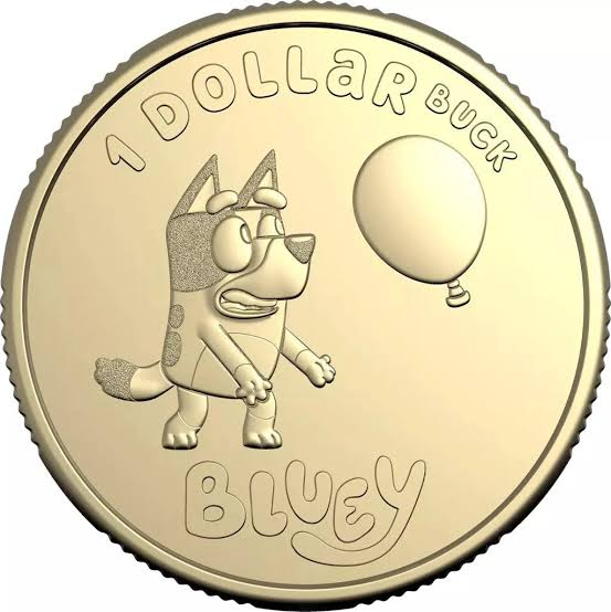 2024 $1 Bluey Dollarbucks Coins - Bluey Unc