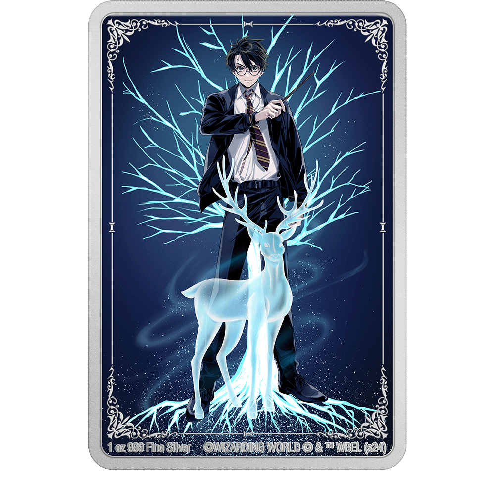 HARRY POTTER™ Patronus: Harry Potter 1oz Silver Collectable Coin