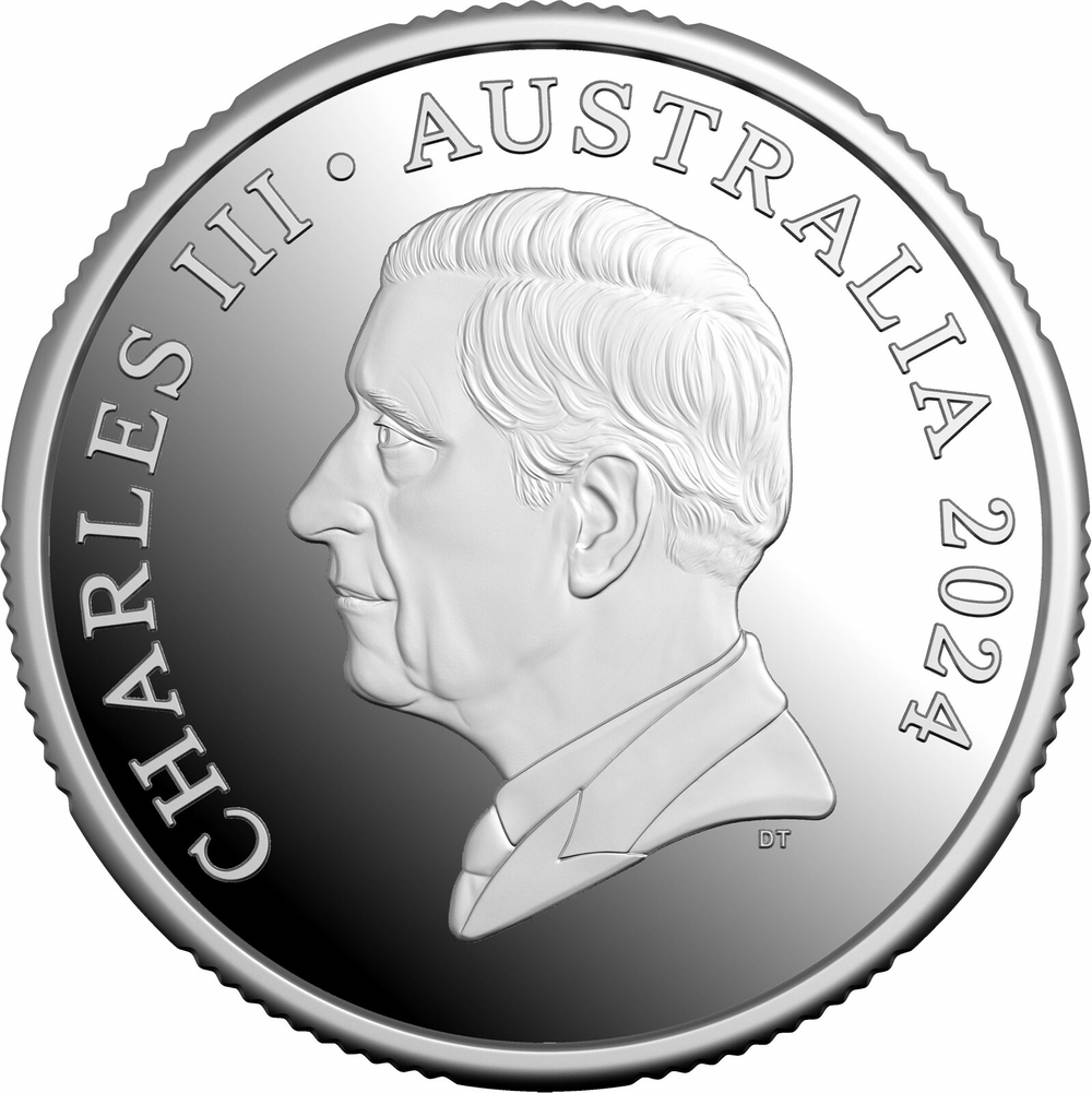 2024 $1 Kangaroo Series Desert Life 1oz Silver Proof