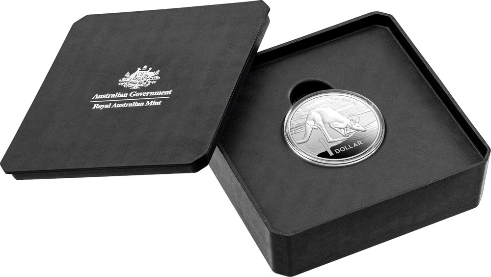 2024 $1 Kangaroo Series Desert Life 1oz Silver Proof