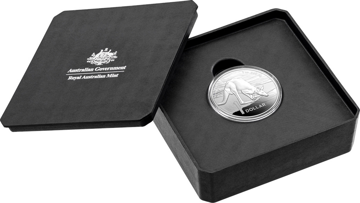 2024 $1 Kangaroo Series Desert Life 1oz Silver Proof