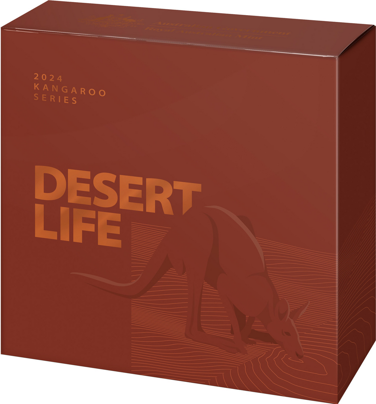 2024 $1 Kangaroo Series Desert Life 1oz Silver Proof