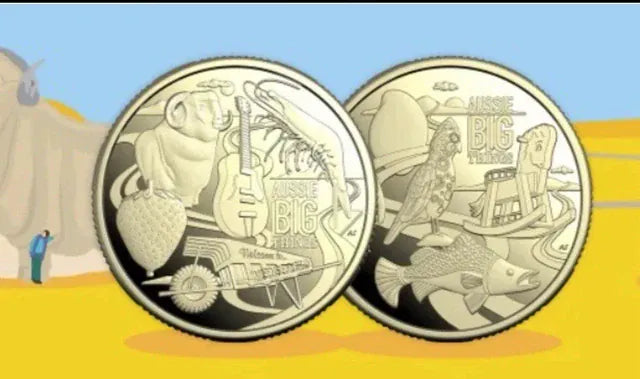 2025 $1 Aussie Big Things 2 - Uncirculated Pair of Till Coins