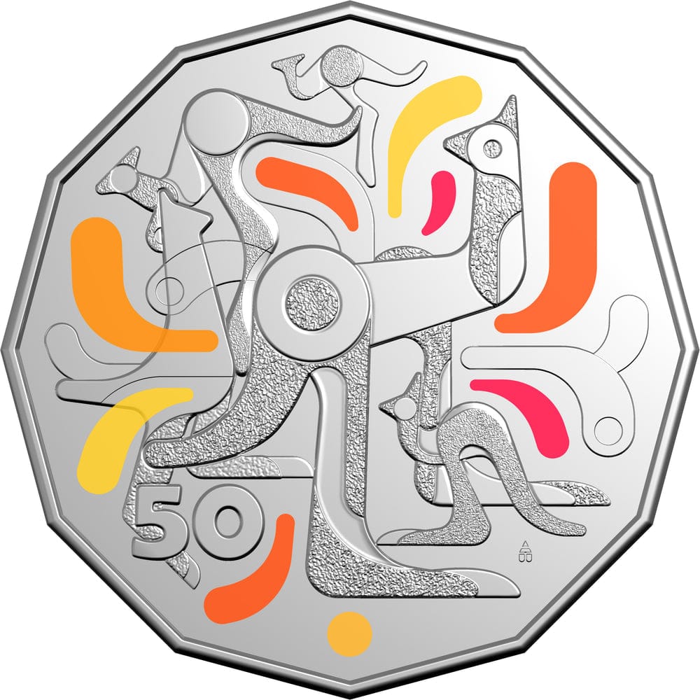2026 Celebrations 50c Coloured Uncirculated Coin