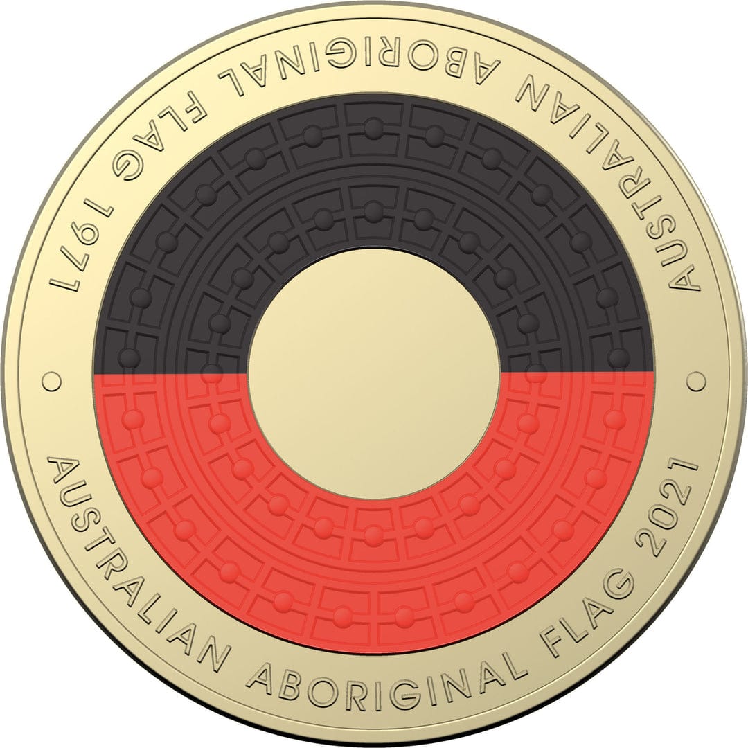 2021 Royal Australian Mint Six Coin Mint Set - Aboriginal Flag