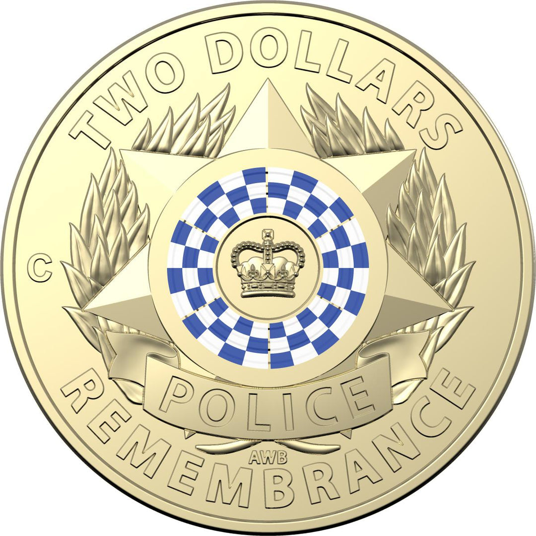 2019 Police Remembrance Two Dollar 'C' Mintmark Carded