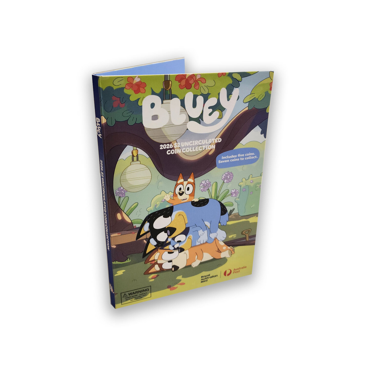 Bluey 2026 $2 Collection 7-Coin set including Coloured Sleepytime $2 and 2 till Coins