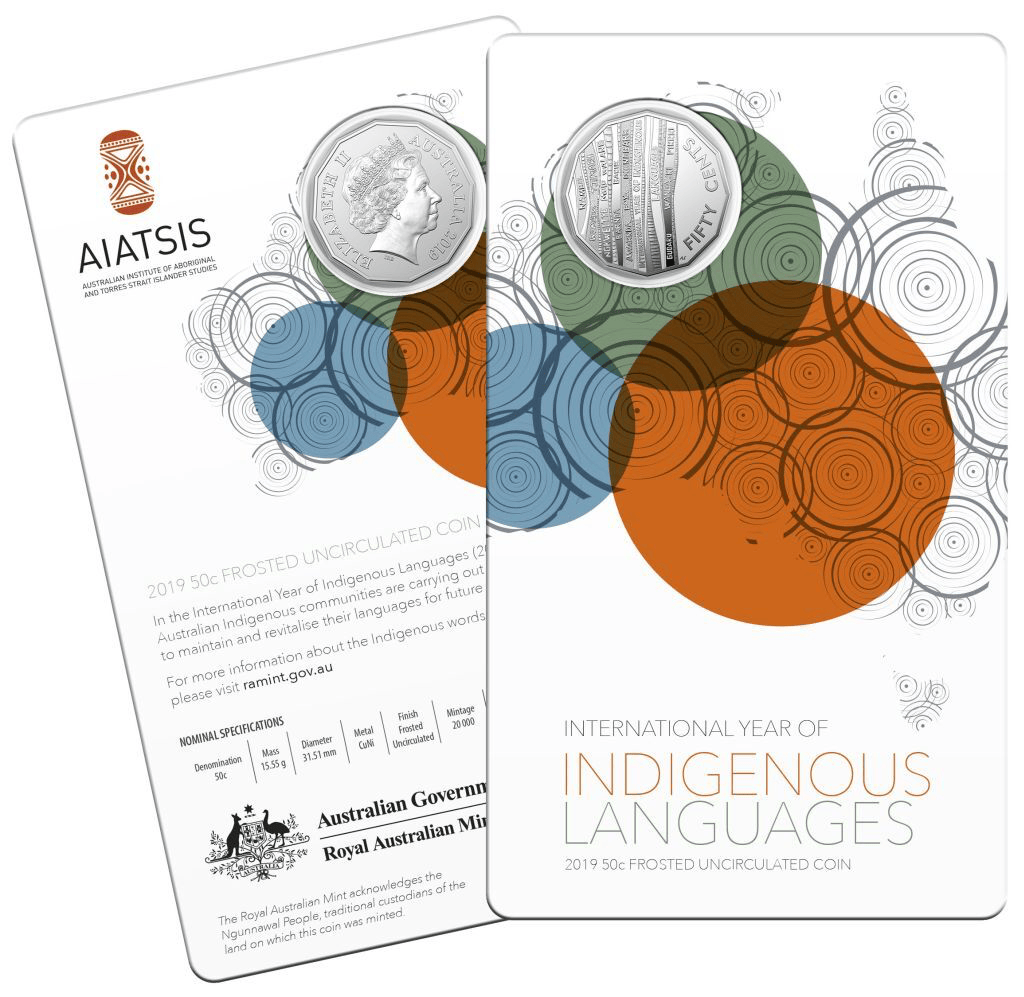 2019 50c International Year of Indigenous Languages