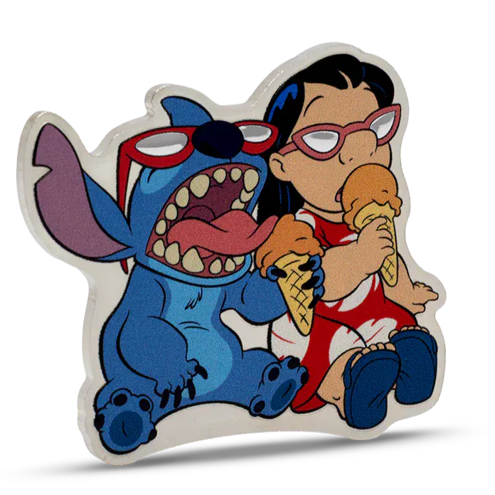 2025 Disney Stitch - Mmmm Ice Cream 1oz Silver Coin
