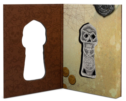 2025 The Goonies - Copper Bones Skeleton Key 2oz Silver Coin
