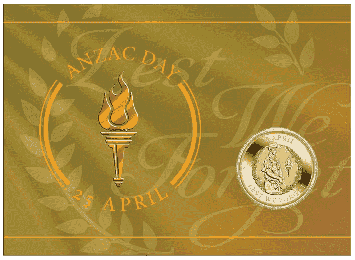 ANZAC Day 2025 $1 Coin in Card - Nova Coins