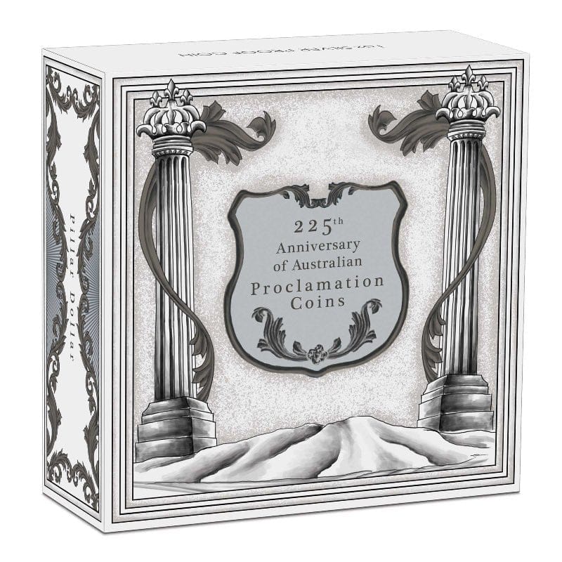 Australia Proclamation 225th Anniversary 2025 $1 Pillar Dollar 1oz Silver Proof Coin - Nova Coins
