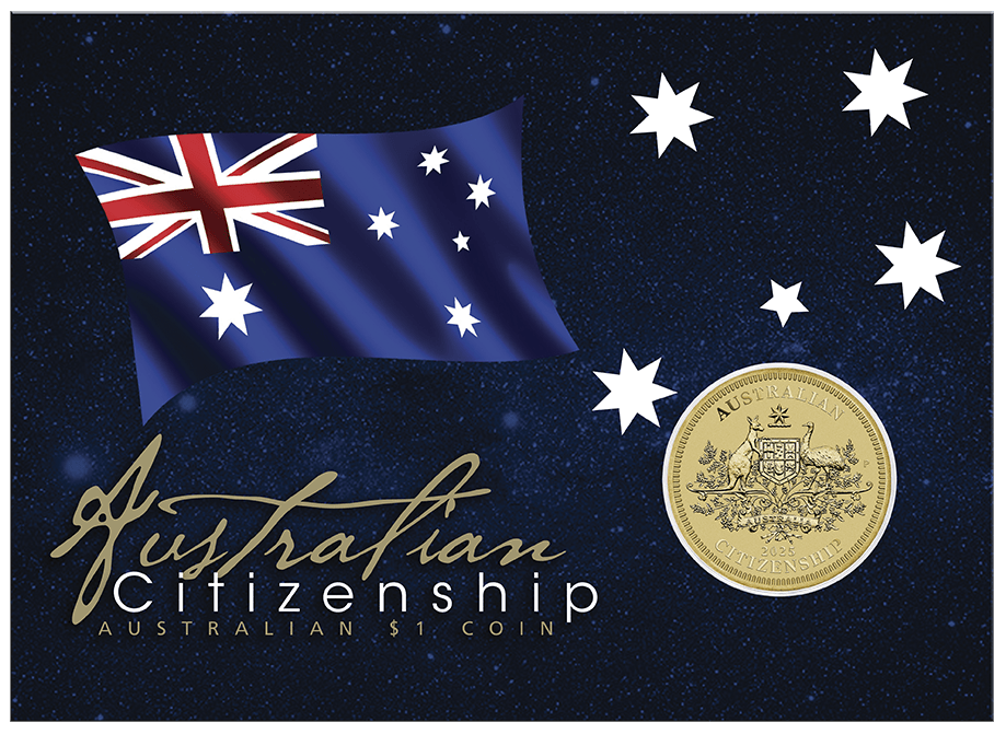 Australian Citizenship 2025 Coin In Card - Nova Coins
