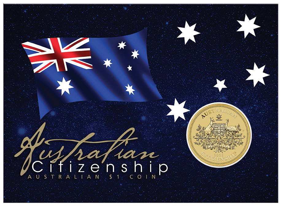 Australian Citizenship 2026 Coin In Card - Nova Coins