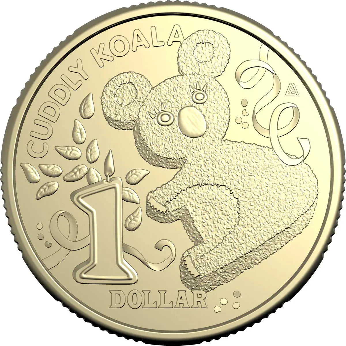 AWW Birthday Cake Cuddly Koala 2025 $1 Uncirculated Coin in Card - Nova Coins