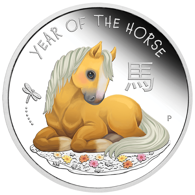Baby Horse 2026 1/2oz Silver Proof Coloured Coin - Nova Coins