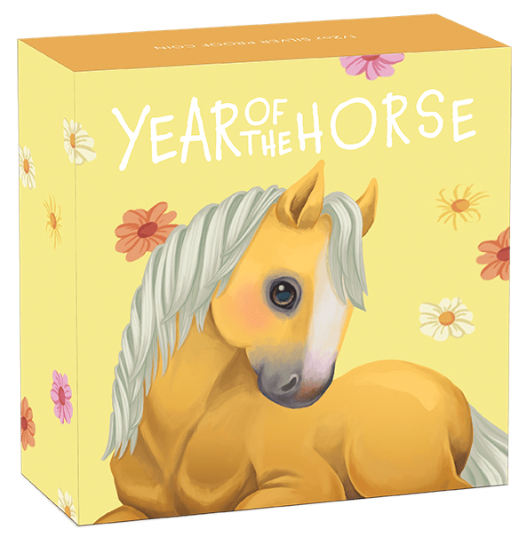 Baby Horse 2026 1/2oz Silver Proof Coloured Coin - Nova Coins