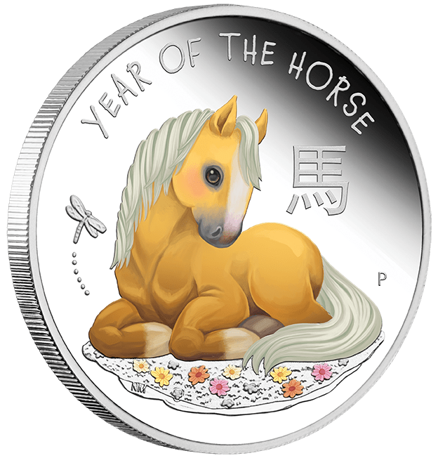 Baby Horse 2026 1/2oz Silver Proof Coloured Coin - Nova Coins