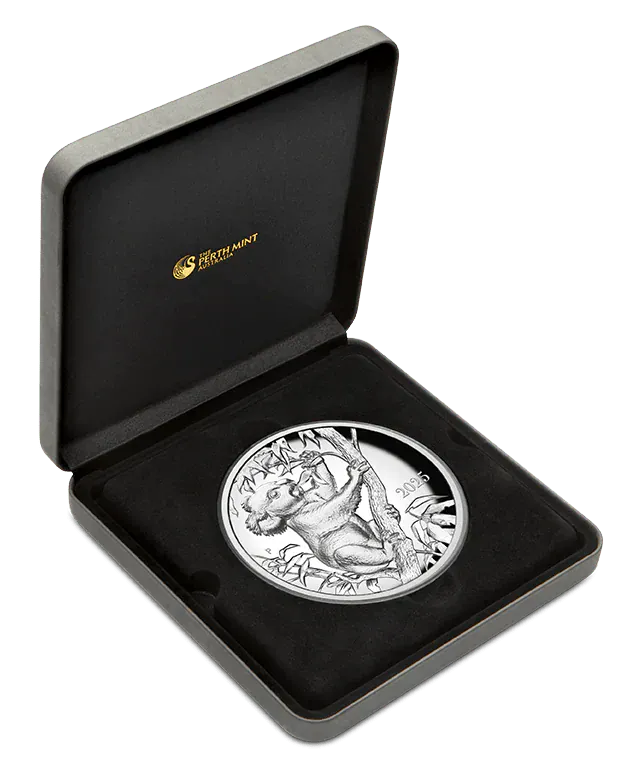 Beth Zaiken Collection - The Koala 2025 2oz Silver Proof Ultra High Relief Coin - Nova Coins