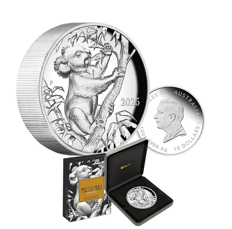 Beth Zaiken Collection - The Koala 2025 2oz Silver Proof Ultra High Relief Coin - Nova Coins