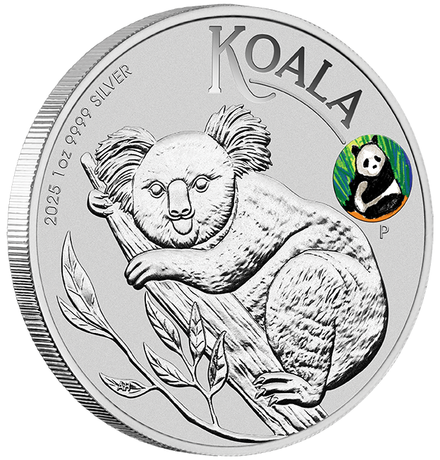 BICE - Australian Koala with Panda Privy 2025 1oz Silver Coin in Card - Nova Coins