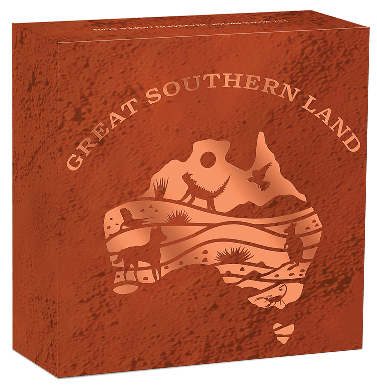 Great Southern Land Desert 2025 1oz Silver Proof Jasper Coin - Nova Coins