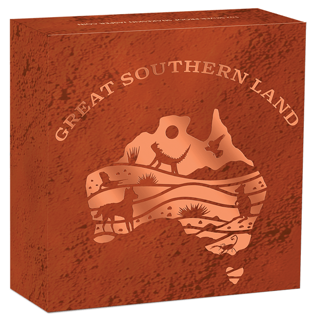 Great Southern Land Desert 2025 1oz Silver Proof Jasper Coin - Nova Coins