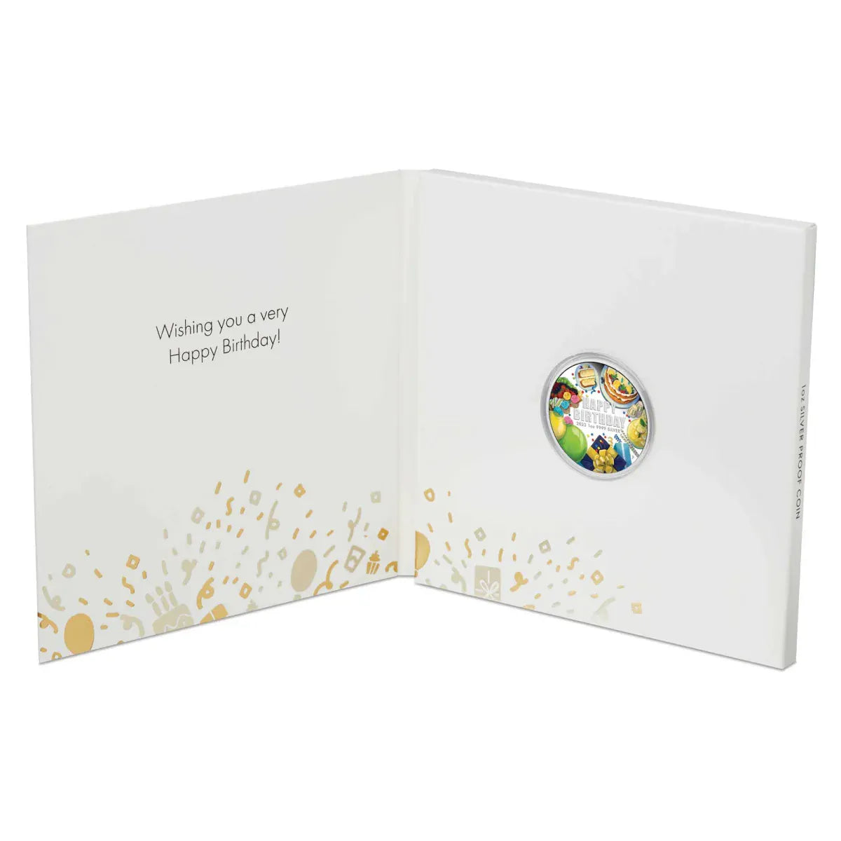 Happy Birthday 2023 1oz Silver Proof Coloured Coin - Nova Coins