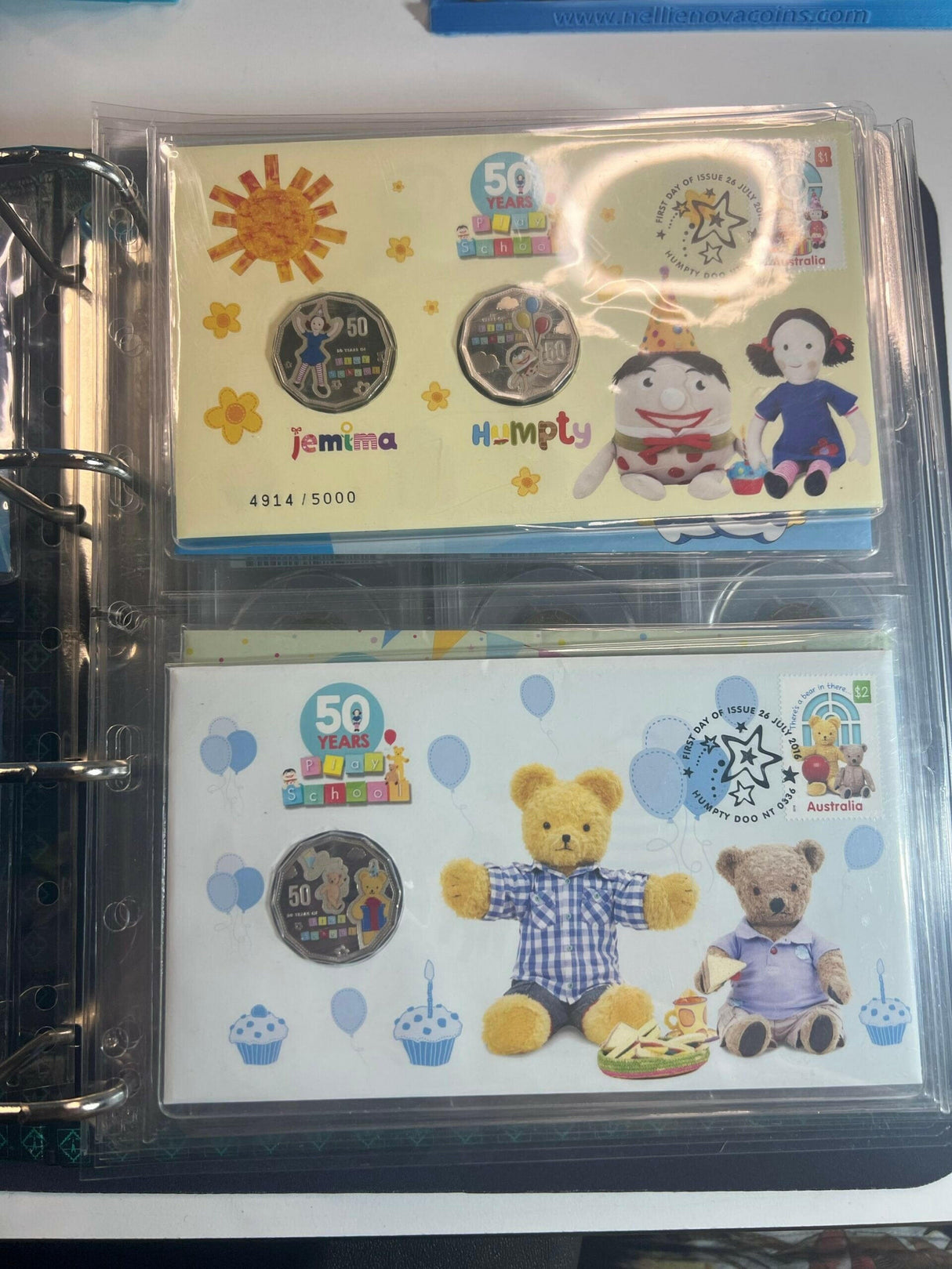 Lighthouse Vario 2C Album Pages - Clear Sheets Pack of 5