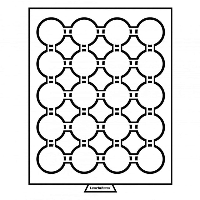 Lighthouse Coin Tray Red - 41mm Capsules - Nova Coins
