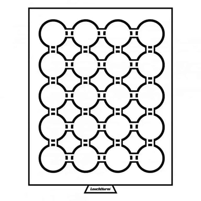 Lighthouse coin tray round 39mm - crown or $5 Australian coins - Nova Coins