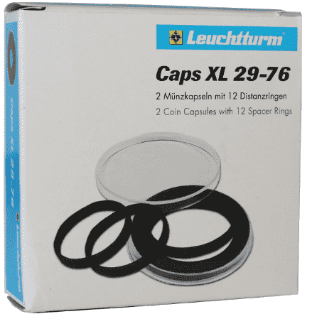 Lighthouse Grips XL 29 - 76mm Coin Capsules - Nova Coins