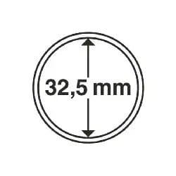 Lighthouse Ultra 50c Ultra Coin Capsules - 32.5mm - Nova Coins